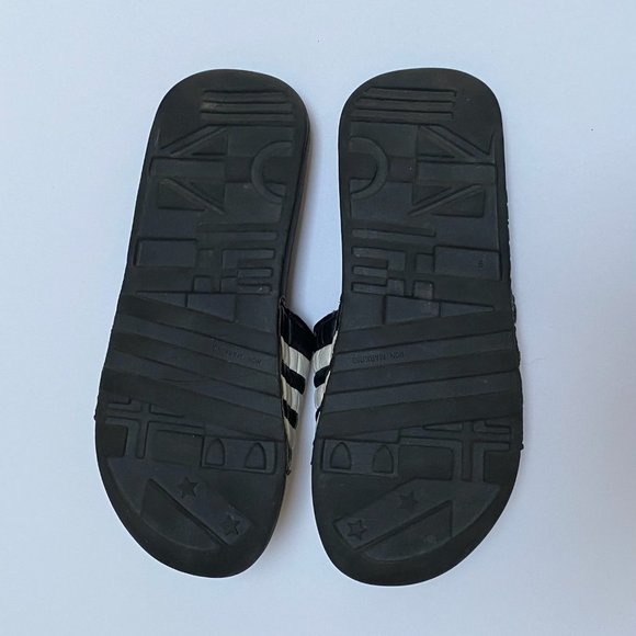 Adidas Velcro Strap Adissage Slides - Picture 4 of 5